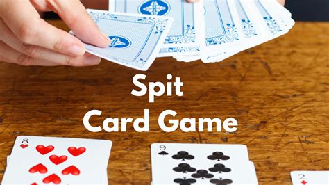how to play spit|rules of spit card game.